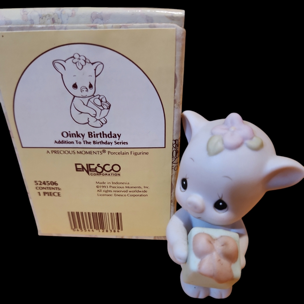 Precious Moments- Oinky, an addition to the Birthday series